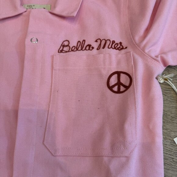 Hey Gang Pink Jumper Romper - Picture 3 of 8